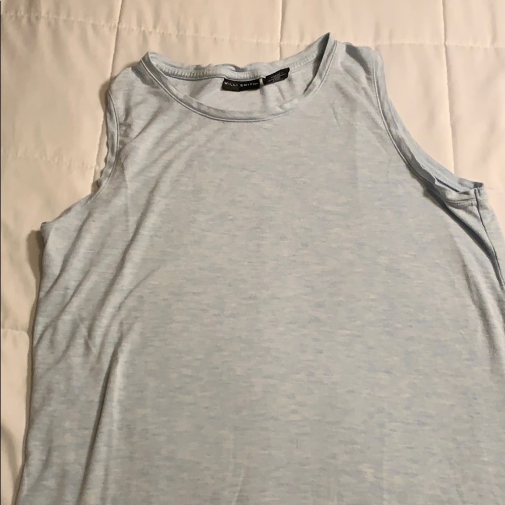 Light Blue Muscle Tee